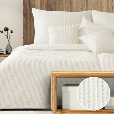 Luxusní vaflové povlečení natur