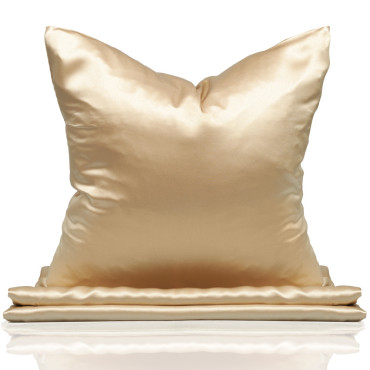 Hedvábný povlak na polštář Champagne