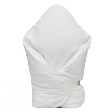 Mušelínový povlak pro péřovou zavinovačku 80x80 cm