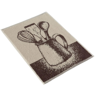 Kuchyňský ručník Vařečky béžovohnědá