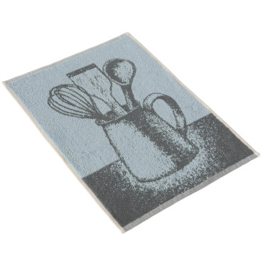 Ručník Vařečky modrošedá, 100% bavlna, rozměr 50x70 cm