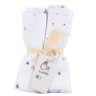 Mušelínové pleny 70x70 cm, 2 ks, 100% bavlna, OEKO-TEX