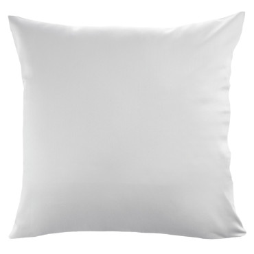 Luxusní saténový povlak 40x40cm, světle šedý, ČR výroba