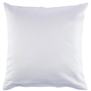 Saténový povlak bílý 50x50cm, různé rozměry k dispozici