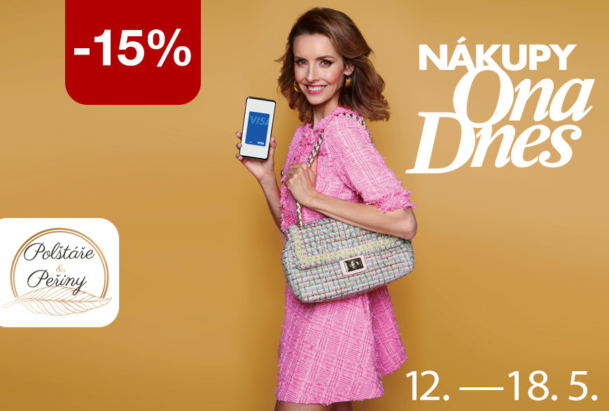 🌞 Květen 2025 s Nákupy Ona Dnes: 15% sleva na péřové polštáře a peřiny pro váš svěží spánek!